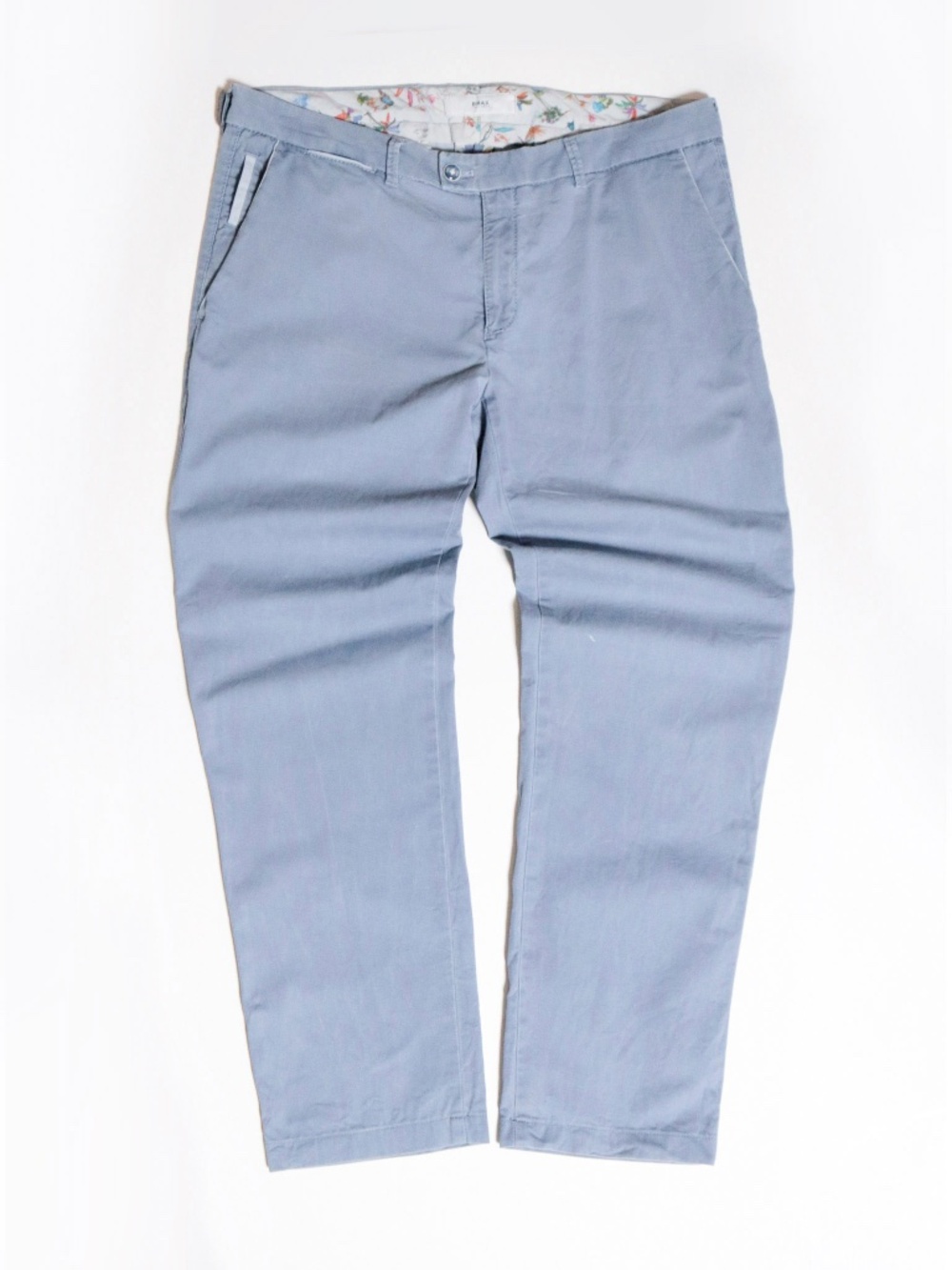 AS IS - BRAX Feel Good Men's Light Blue Chino Pants 34x28 Casual Trousers